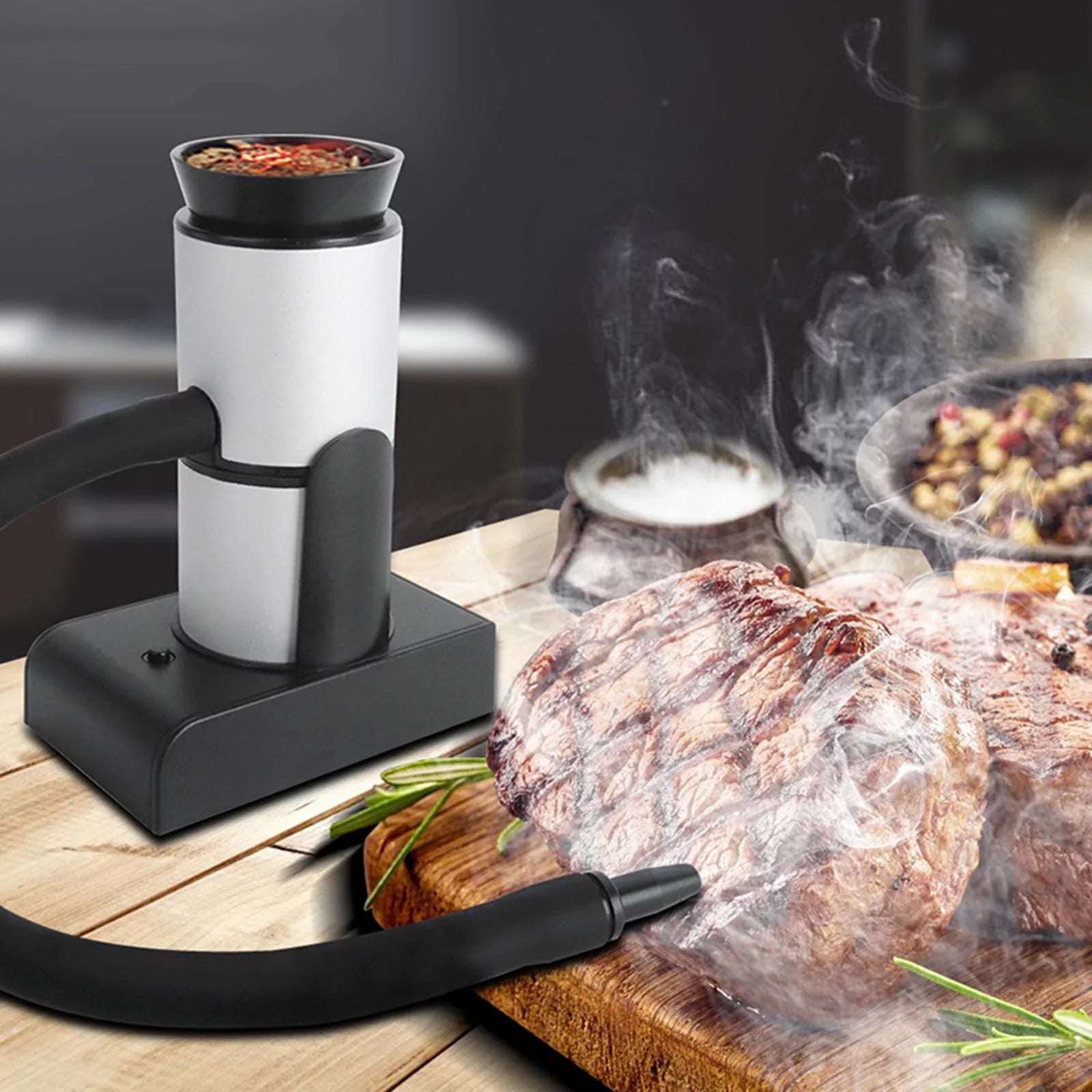 Meat Cooking , Food Food for Infuser Handheld Kitchen Smoke Cocktail , Mini BBQ Smoke Portable , Food