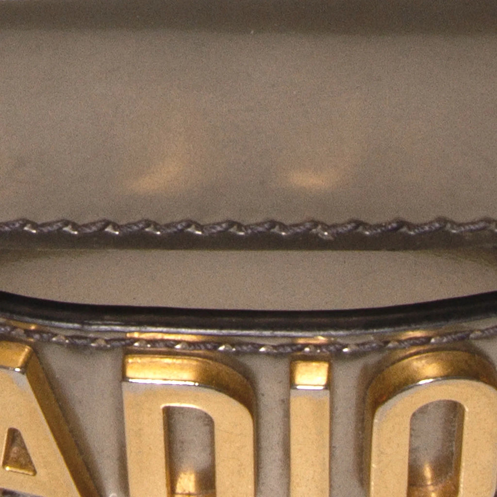 Leather Chain Gray JaDior Mini Pre-Owned Shoulder Flap Calf Bag (Good) Unisex Authenticated Dior