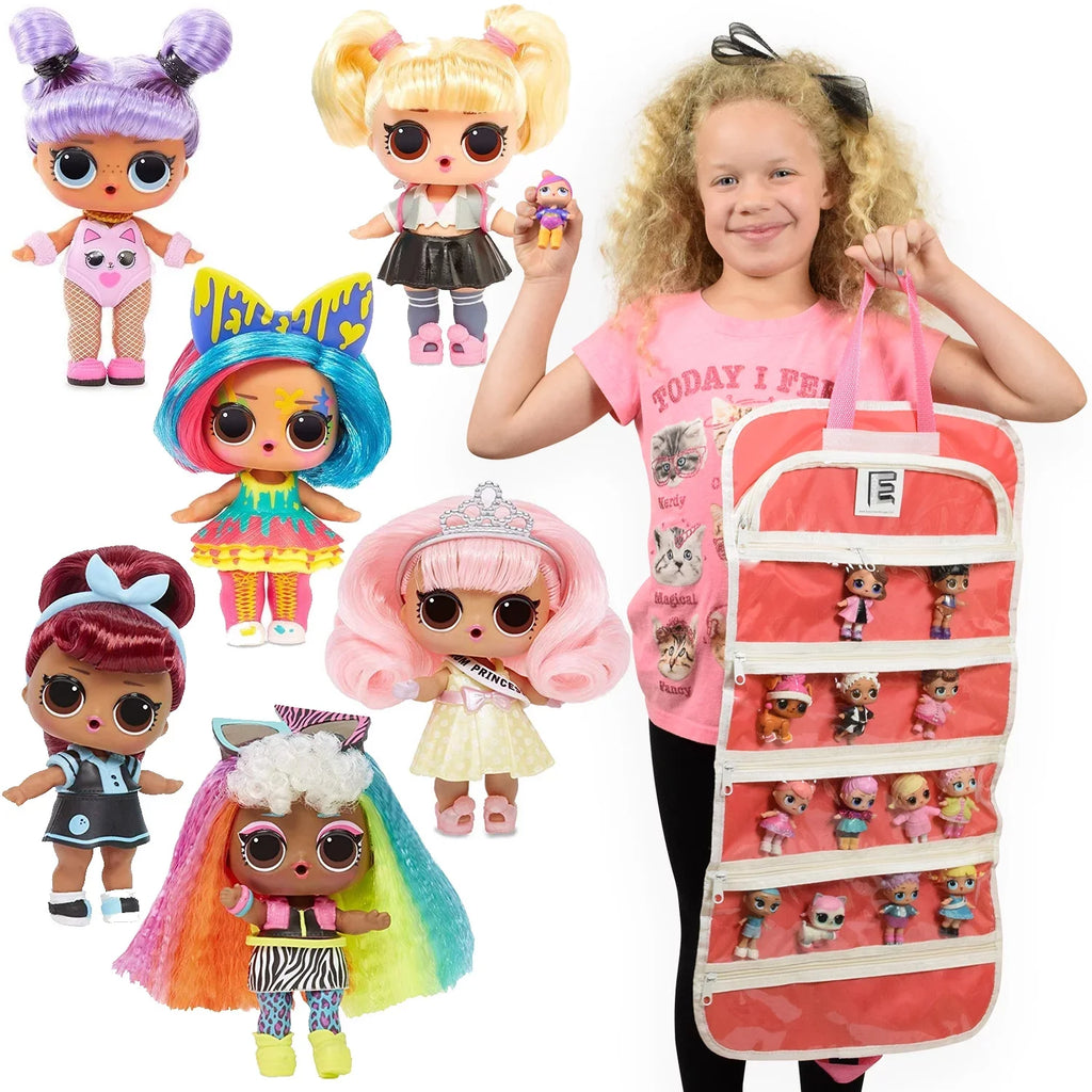 Compatible Bundle Organizer LOL (2-items) Case Storage Doll EASYVIEW Toy
