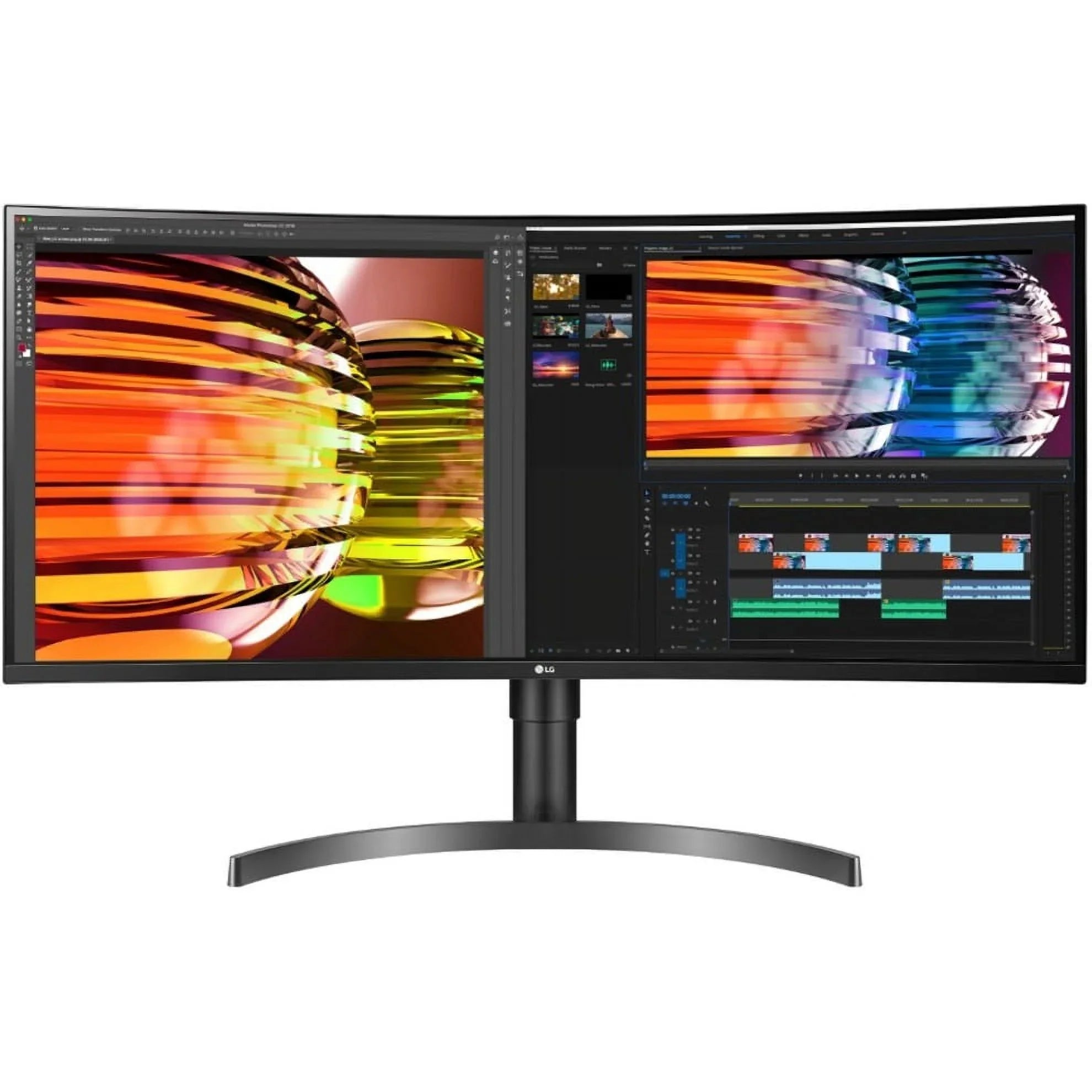 LCD 35WN65C-B Screen Class Gaming 35" Monitor, Curved Ultrawide WQHD LG 21:9