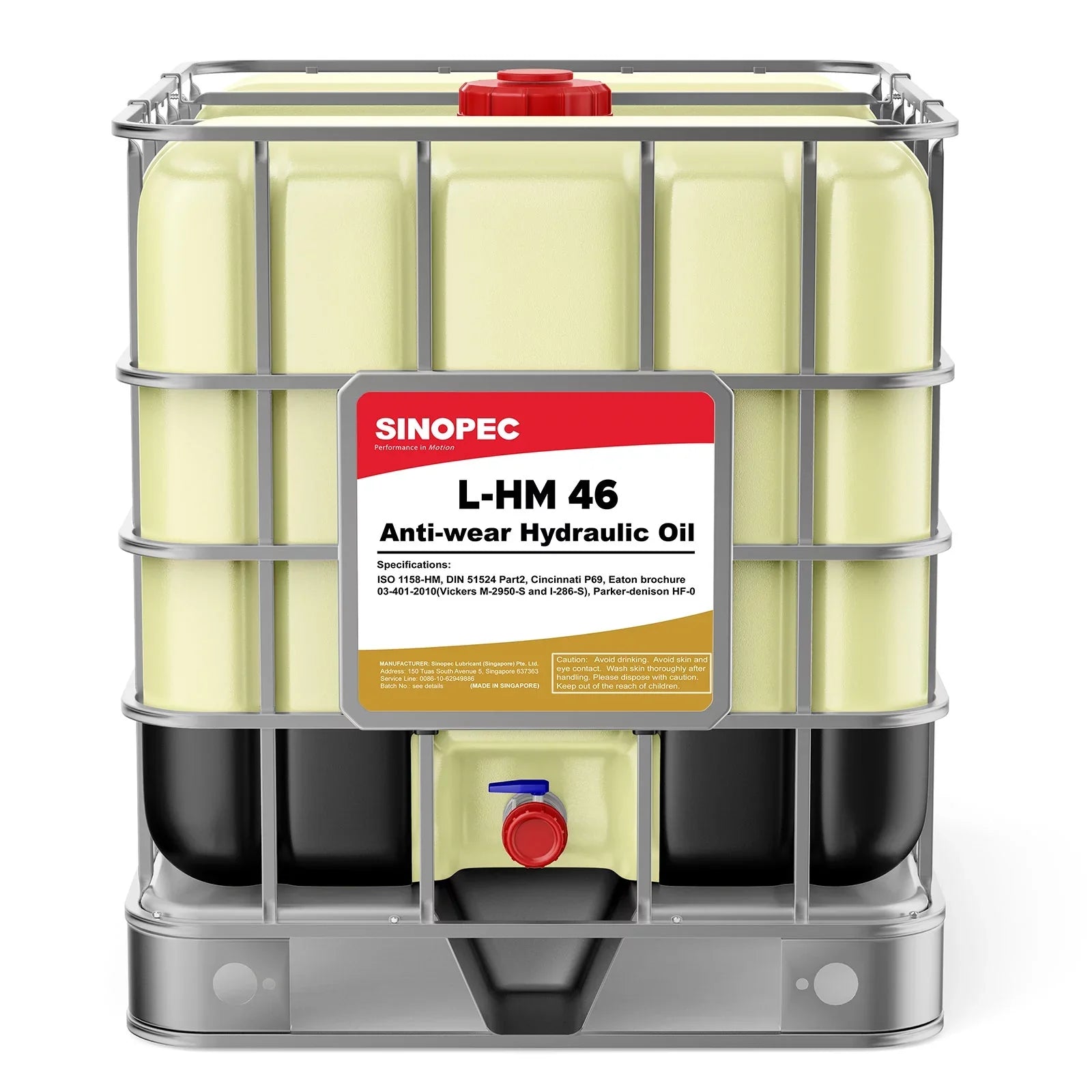 Hydraulic 15), SAE Tote 1000 46, Gallon Oil Fluid 275 (ISO Liter AW / 46 VG IBC