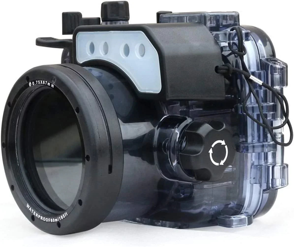 Kit, w/ I & for Dome RX100 Waterproof RX100 Sony Two case II M2 Port IV M5 Seafrogs Tray Aluminium Housing Underwater 60M Camera III M3 Hands M4 V