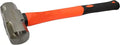 Shock Grip Fiberglass Shaft Sledge (3 Rubber with and Handle Dipped Hammer Pound)