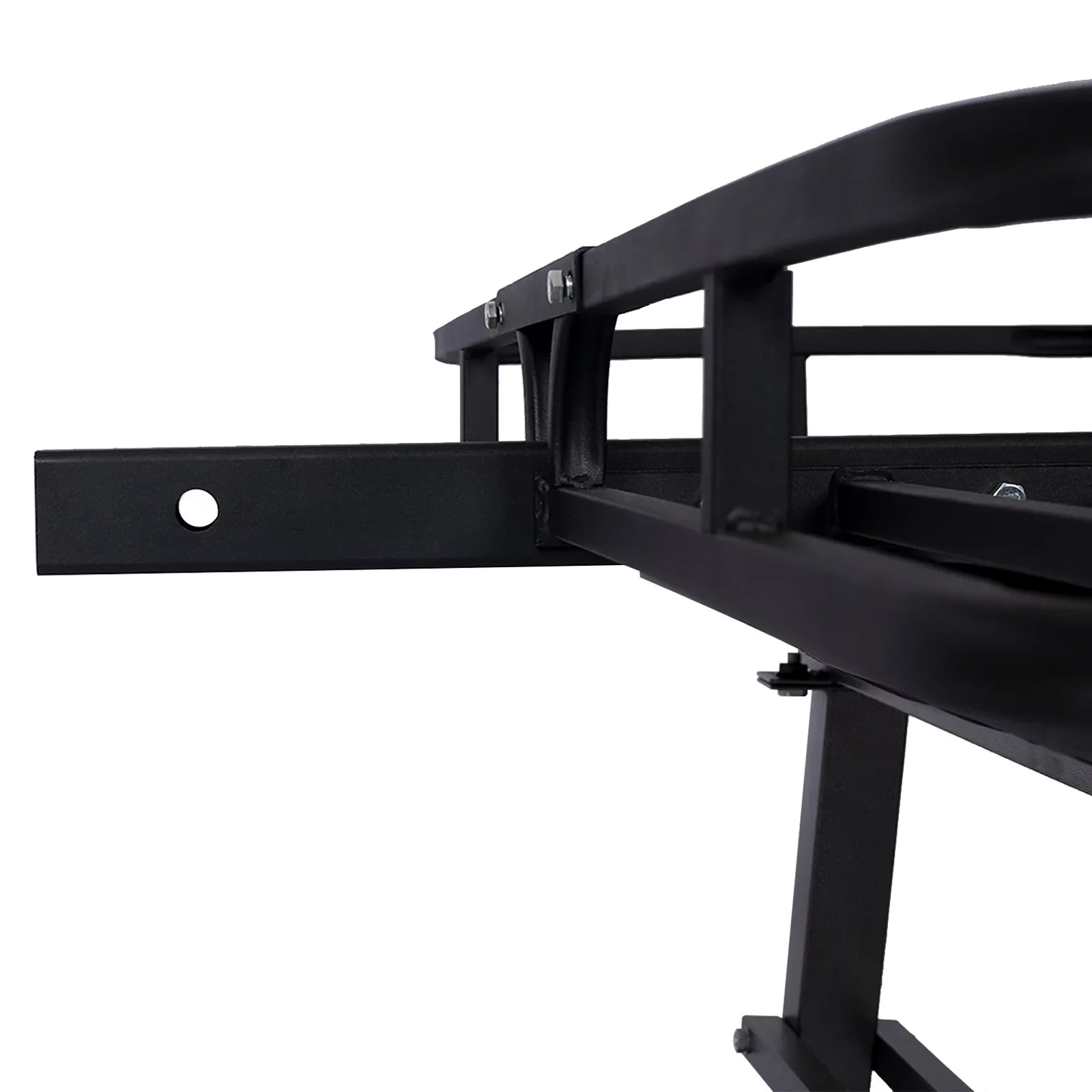 Mount Capacity, Cargo Rear Vans, RV's, - Rack Load Cargo Carrier, 2" Luggage Rack Steel SUV's, Hitch Basket Cars for Trucks, Black Receiver 500-lb with Hitch