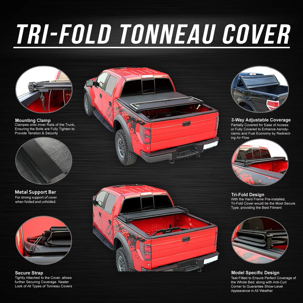 Ranger Ford 2004 02 to 94 Soft DNA 03 1993 Top Cover Motoring 95 99 97 6 00 Bed Short Tri-Fold 98 Flareside Tonneau TTC-TRISOFT-008 01 96 For Ft