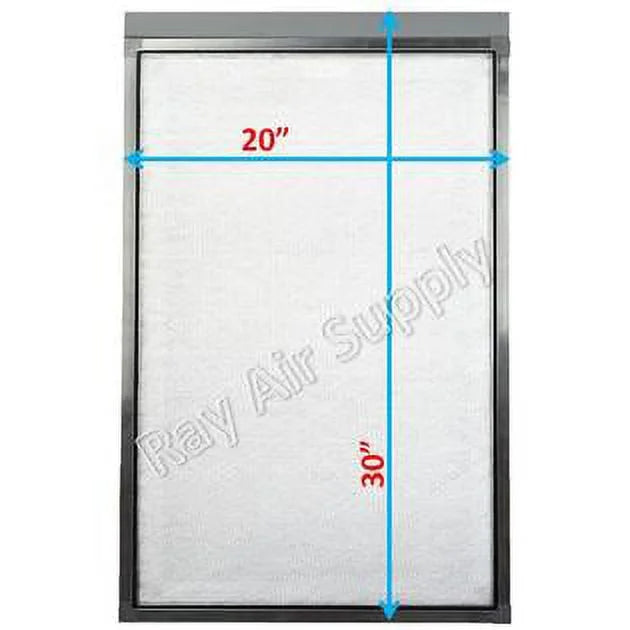 RAYAIR (4 95 Compatible CG Air WHITE Pads Filter 20x30 20x30 with Refills Pack) Respicaire Cleaner SUPPLY Replacement MicroClean