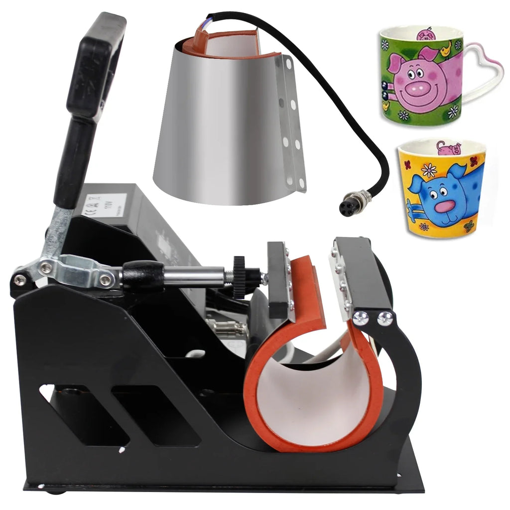 Machine ZENSTYLE Mug Heat Coffee Digital Sublimation 2 Cup Transfer Press 1 in