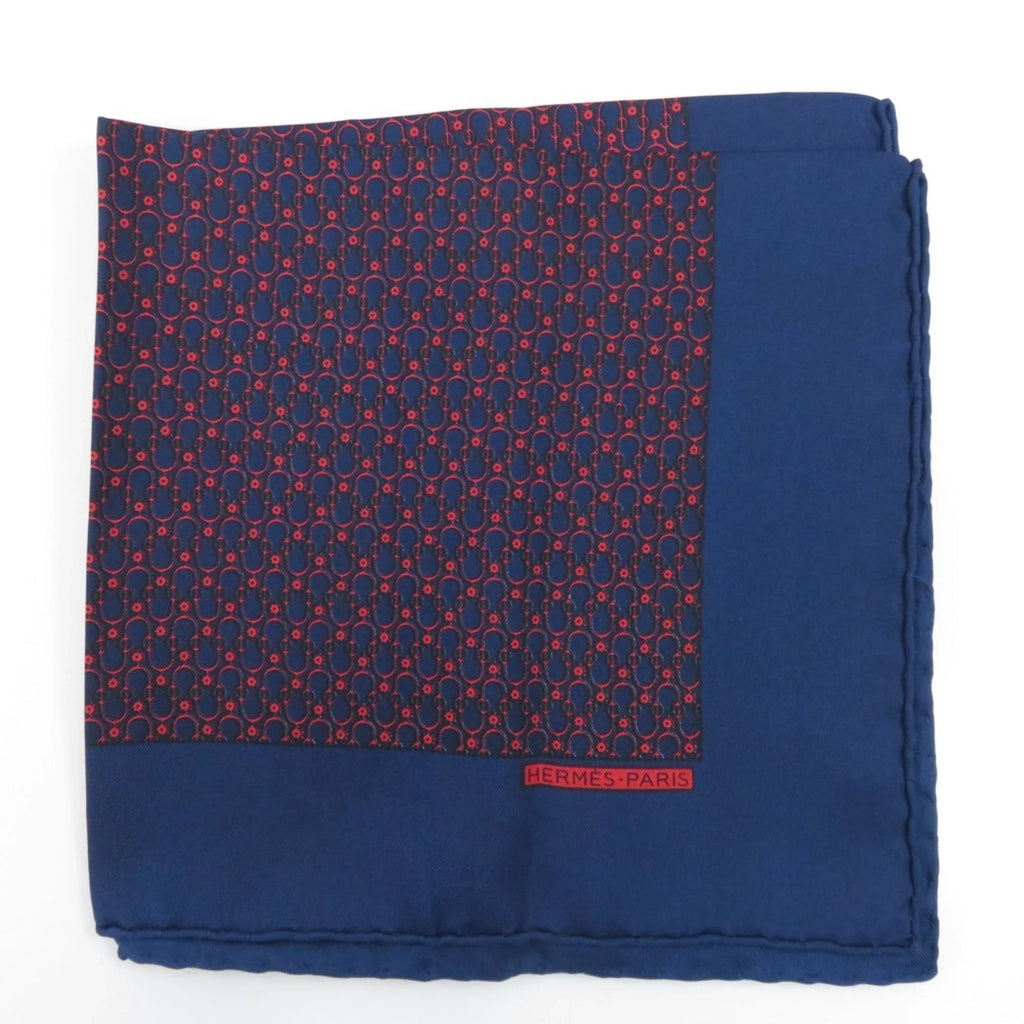 Pre-Owned silk neckerchief Hermes muffler (Good) scarf ladies Carré HERMES 45