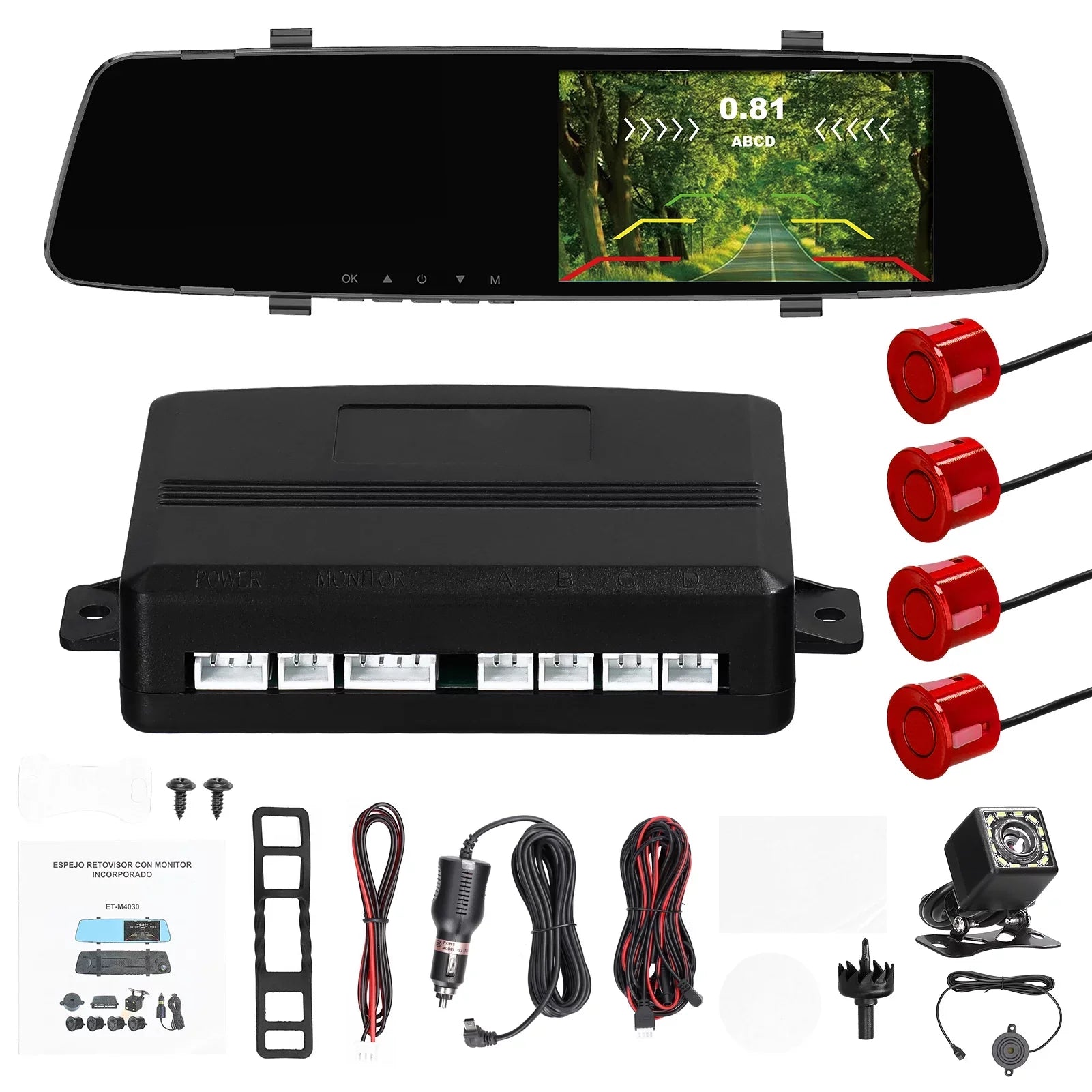4 4 Camera Reverse Camera Inch 1080P Dual Radars Reverse Screen DVR 4.3 4.3 Rear Camera Dual Rear Radars 4.3 Radars Dual Camera,Dash Inch Dazzduo 1080P Dash Rear Camera Support Dash Inch Screen Rear