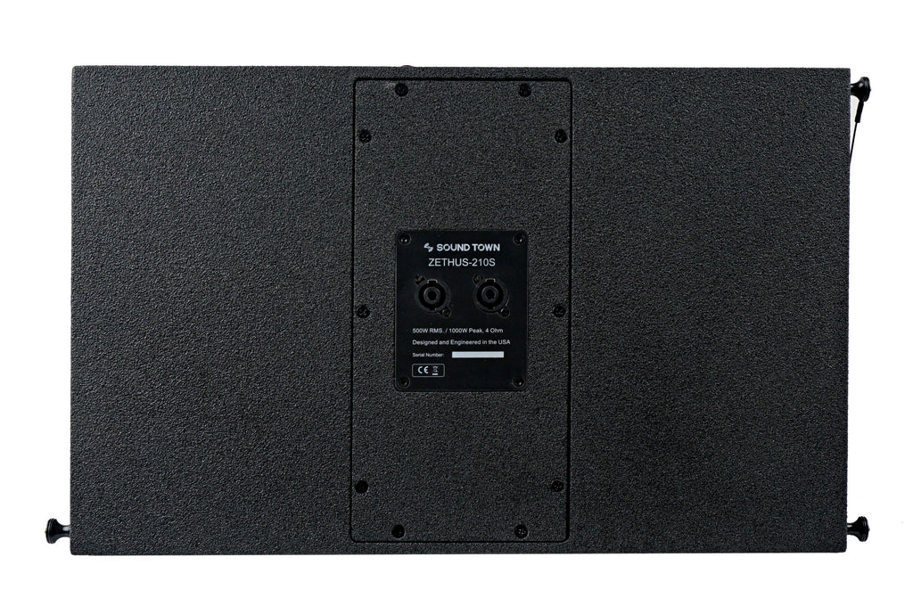 Line (ZETHUS-210S) Sound 1200W Array ZETHUS Subwoofer Series 2X12" Town