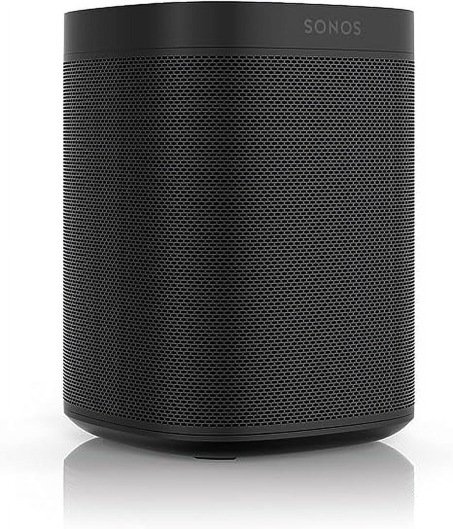 Microphone-Free More and SL Box Sonos One Open for Black Speaker Music Powerful - The