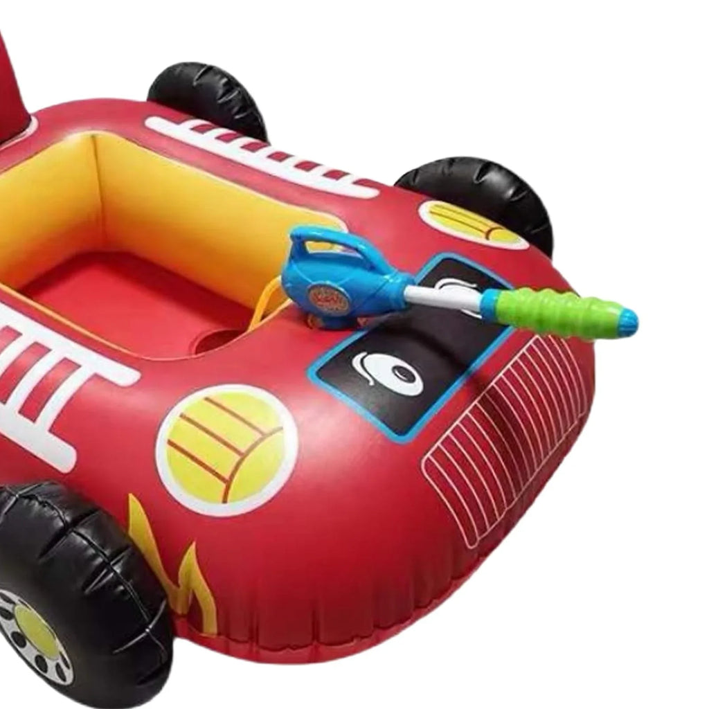 Kids Cartoon Beach with Water Pool for Floats Car Red Squirt Floats Pool Raft Design