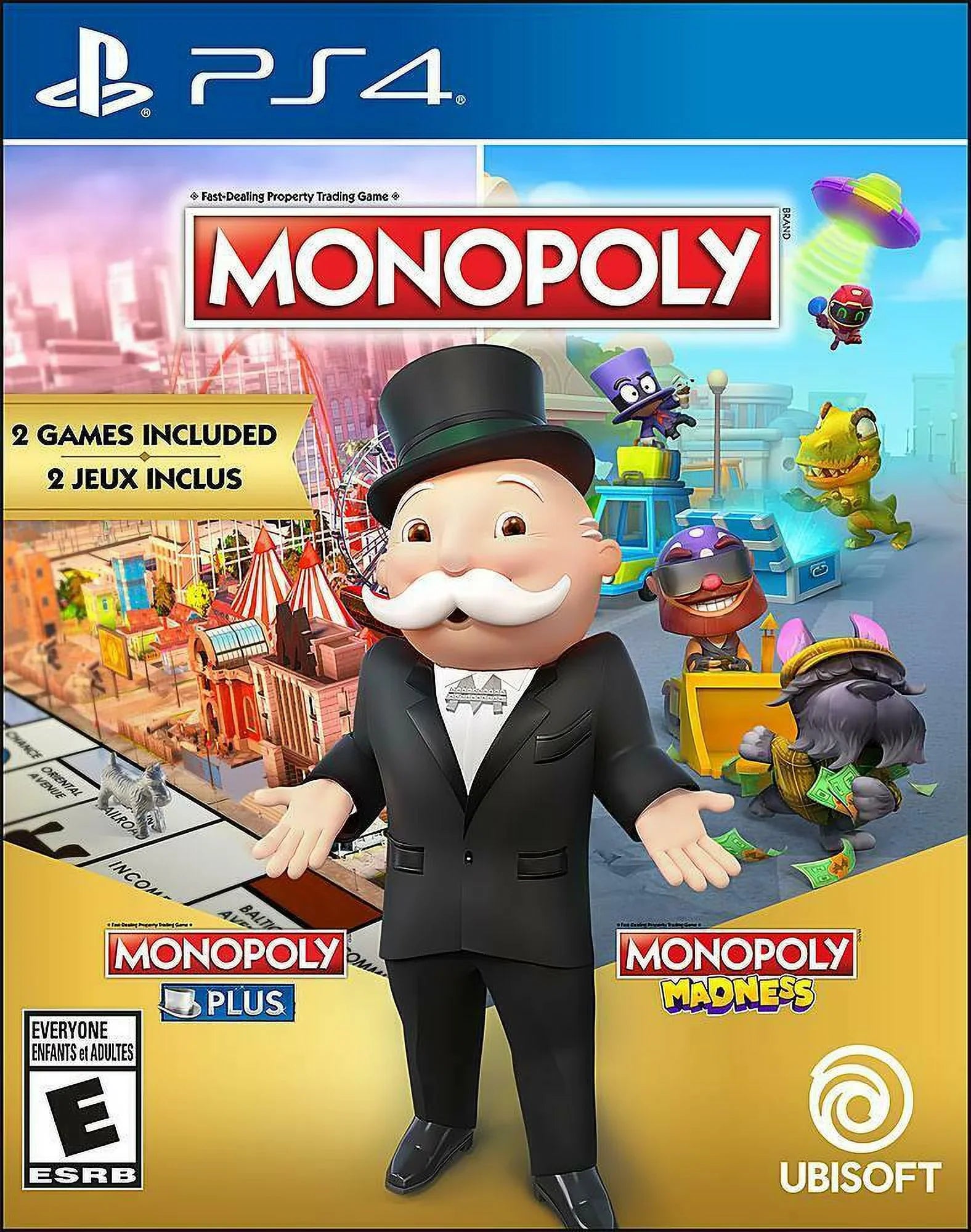 Plus Monopoly Madness Monopoly 5 PlayStation + 4, - PlayStation