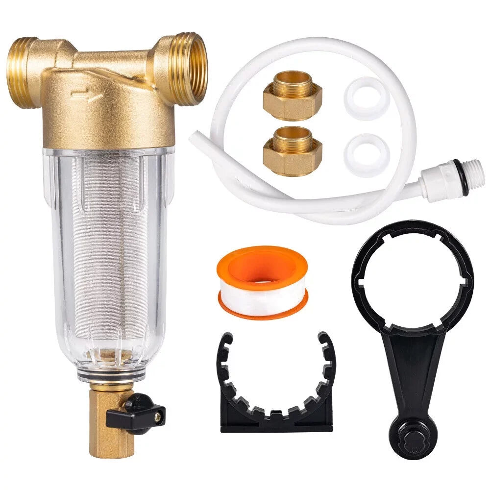 Pre-Filter Spin Reusable sewage Filter Whole System Sediment Down Water House