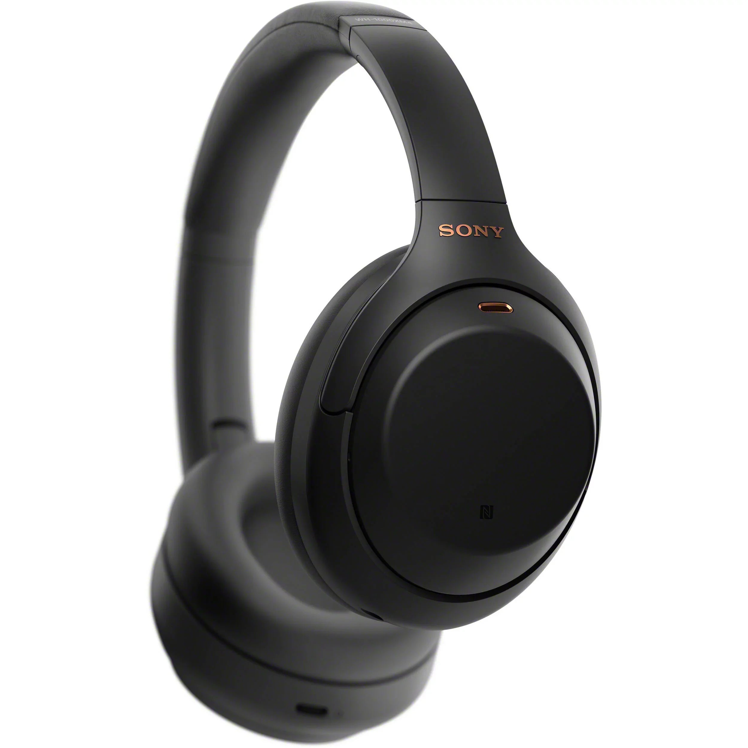 Connection Case Includes: for Plug & Carry Adapter Cable, In-Flight Microfiber Type-C (Black) Wireless Cloth - Sony USB Use, Headphones Compact Over-Ear Noise-Canceling WH-1000XM4 Cable, Cleaning