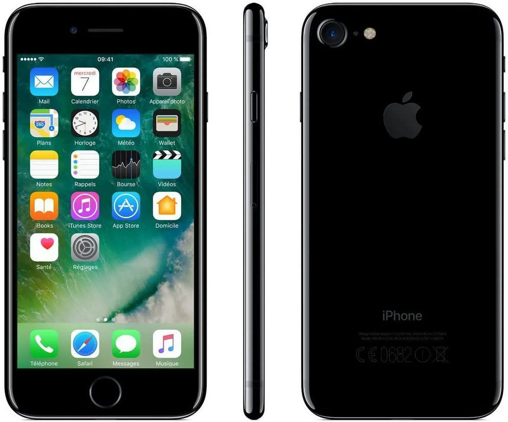Carrier Apple 7- (Fair) Pre-Owned iPhone Unlocked Jet Black 256GB