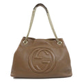 Calf Bag Gucci 308982 Chain Pre-Owned (Good) Tote Soho Ladies