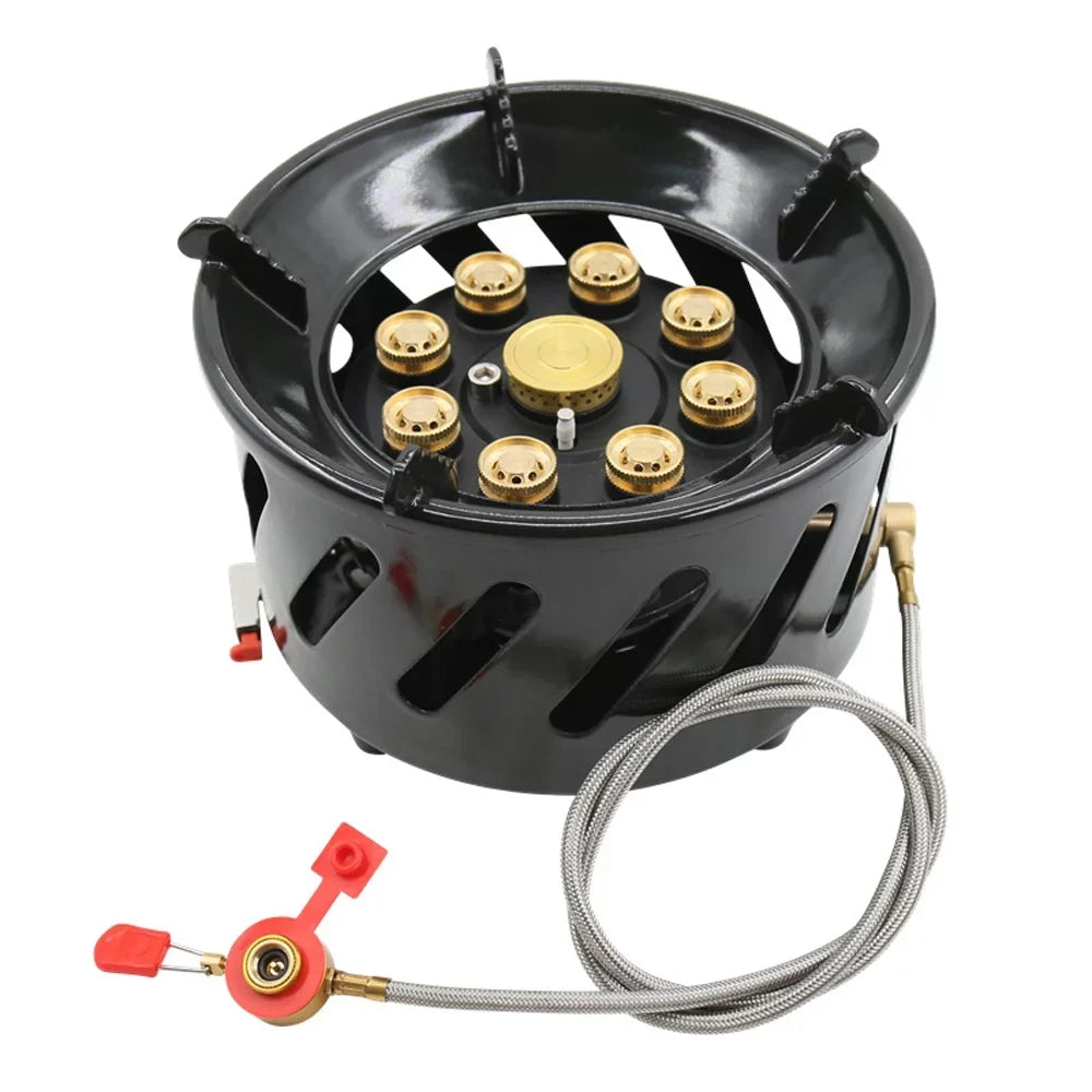 for Stove, 19800W Camping Stable Cooking, Performance Outdoor Stove Gas Windproof Picnic, Furnace Hiking
