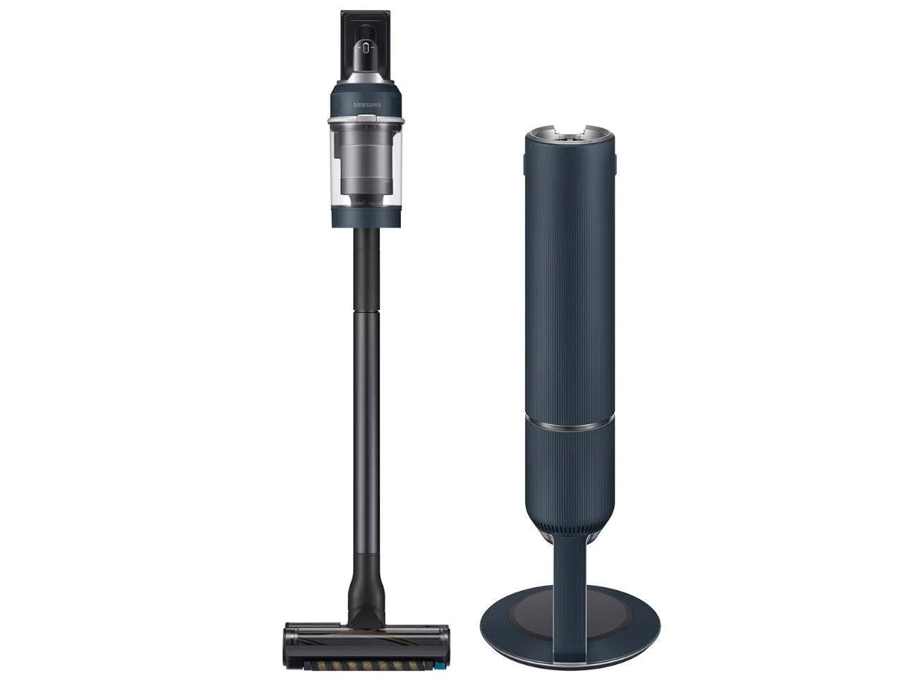 Restored with VS20A9580VB/AA-RB Clean Cordless Refurbished Certified Bespoke Station Stick Samsung Blue Vacuume - Jet
