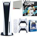Microfiber Kit 21, 5 Cloth Disc) MLB Media Accessory Disc Cleaning PS5 Remote, with White Bundle and Controller, The Version (Sony Sony Extra Playstation Starter Show