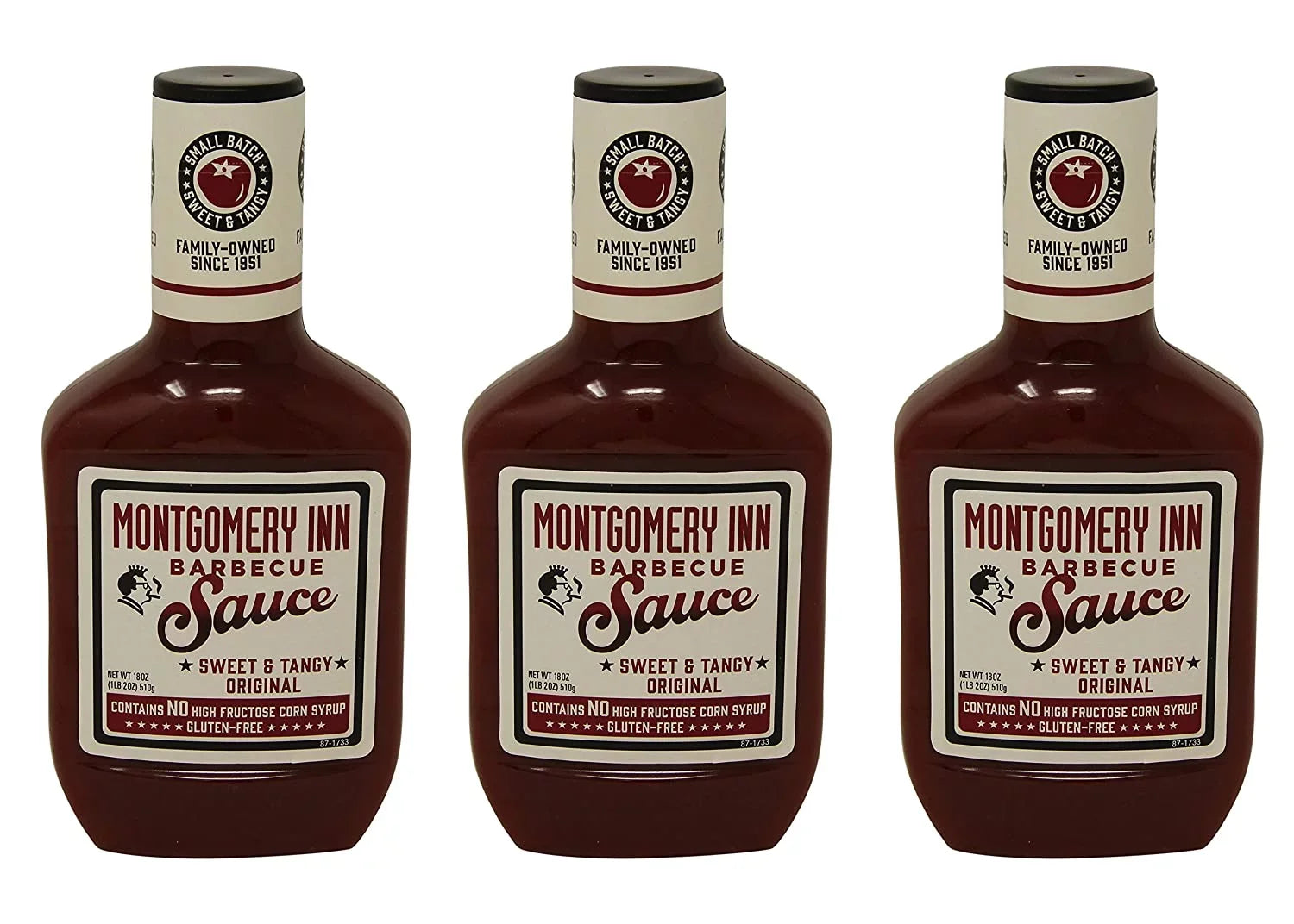 (Pack Montgomery Original, Inn 3) Barbecue of Sauce, 18oz