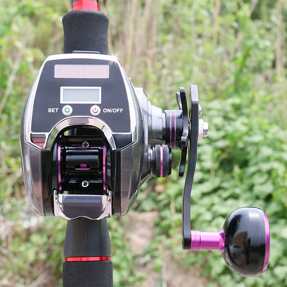 for Reel Charging Display System Speed Ratio with Baitcasting Sun Digital 8.0 1 High Fishing OWSOO