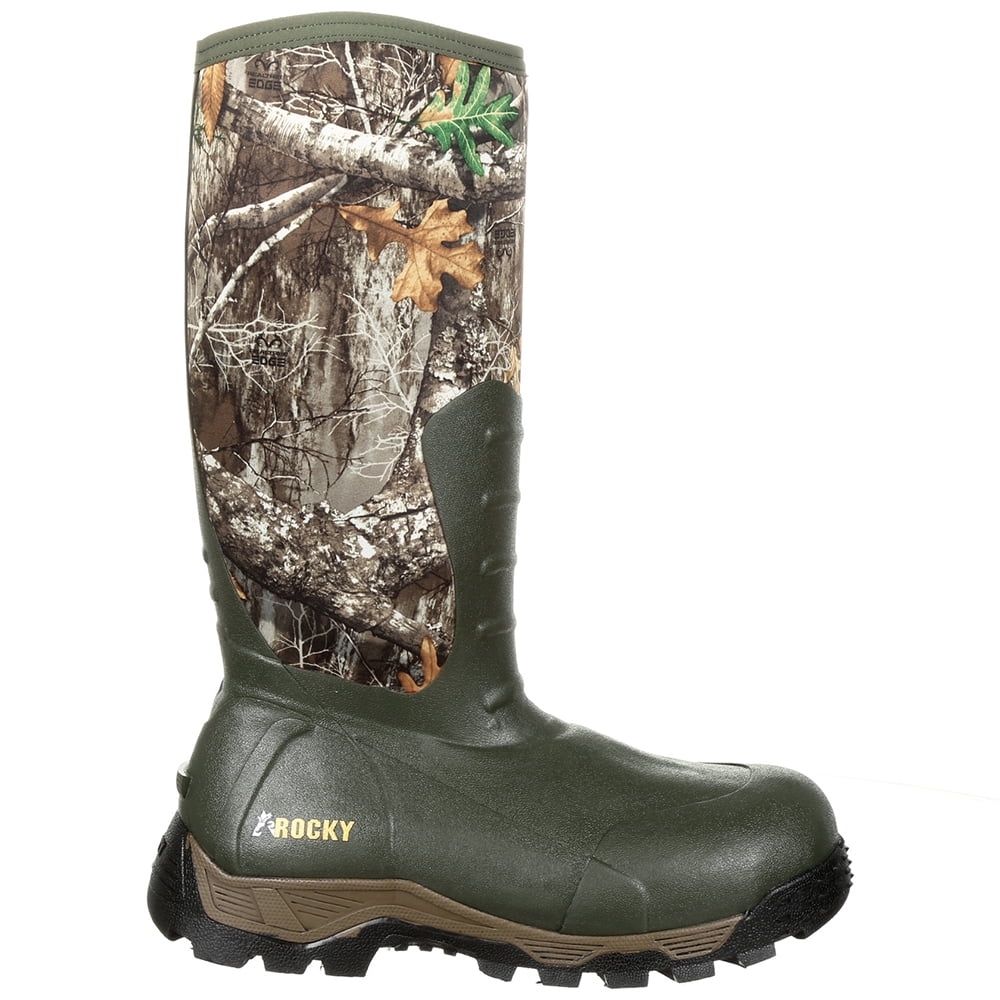 Casual Rocky Boots Rubber Sport Waterproof Outdoor Insulated Calf Pro 16 Mens Mid Inch