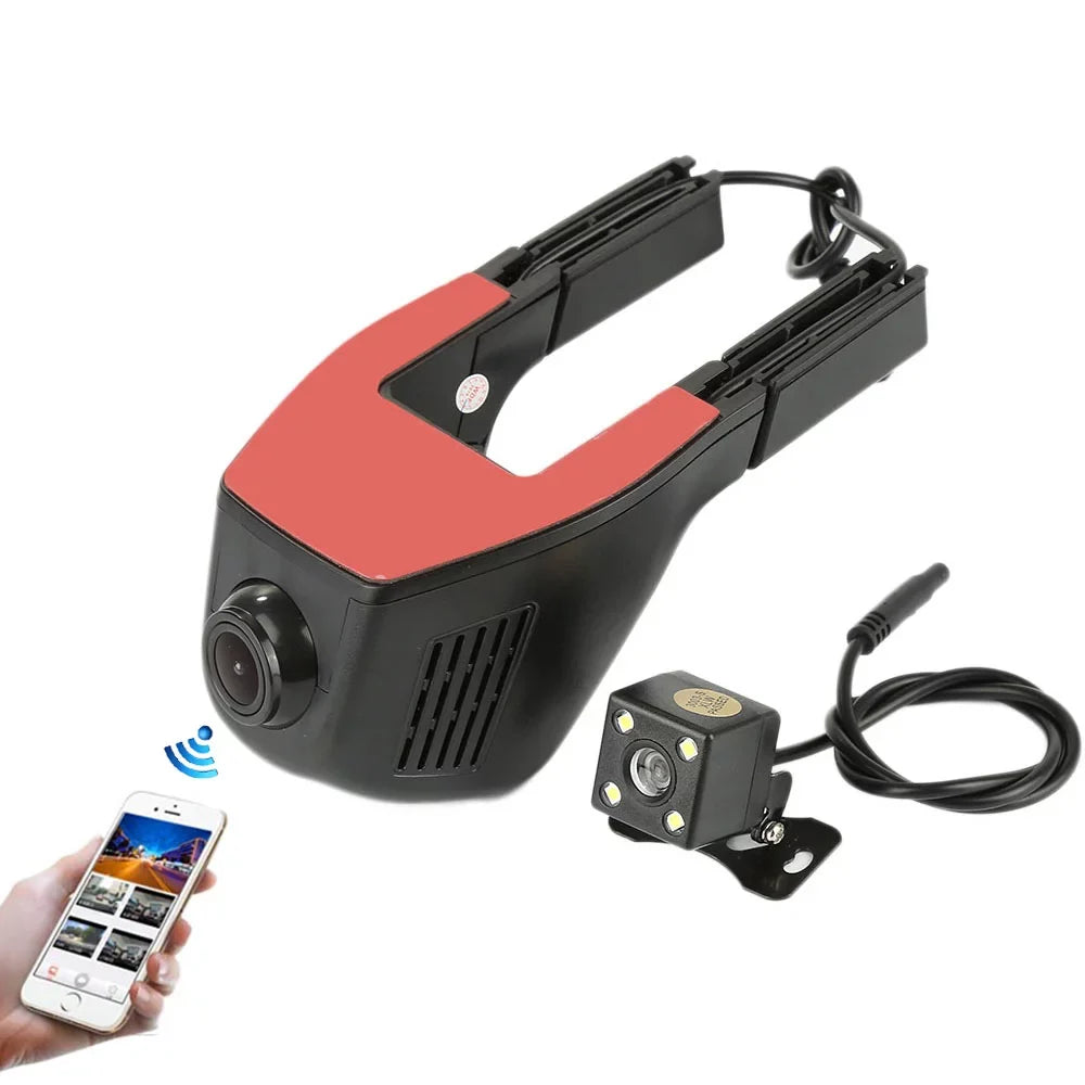 Dash Front Digital 1080P DVR HD Video Recorder Camcorder rear Camera Car Wifi camera