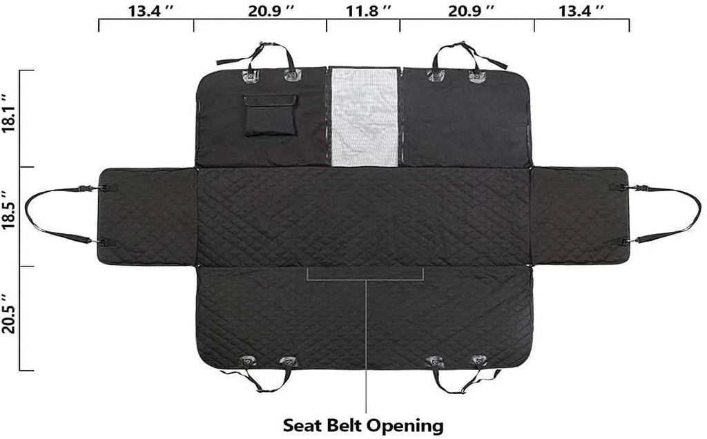 Protection Window, Back Cover for Mesh & Scratchproof Dogs Seat Hammock Car Cars Covers Cover Seat, Trucks Waterproof Car Dog Dog Dog SUVs with