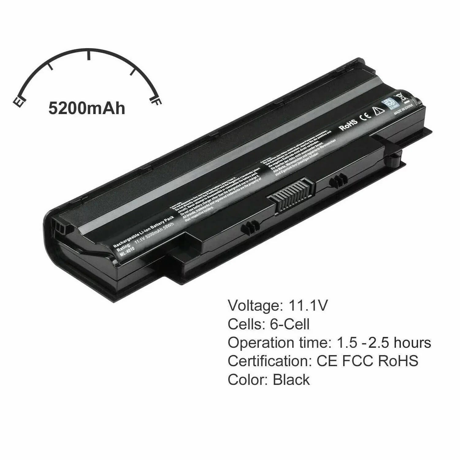 Dell Inspiron N5110 15r N5010 Battery 13r N3010 N4110 N7110 17r For N4010 14r