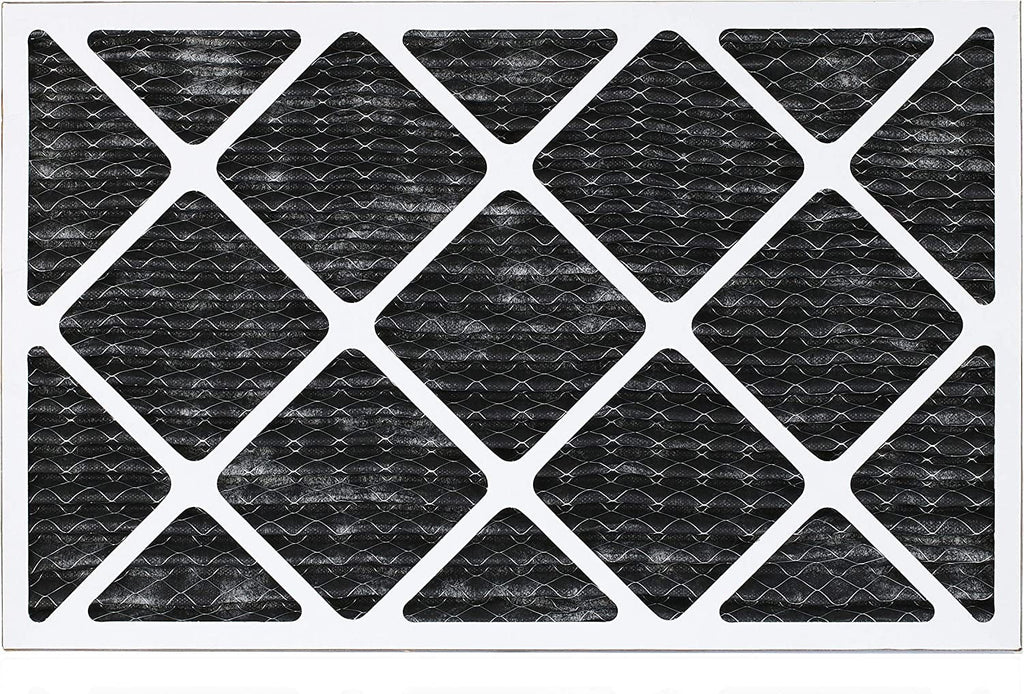 Filterbuy Filters Carbon (5-Pack) 8 15x20x1 AC MERV Furnace with Air Pleated Activated Odor Eliminator HVAC