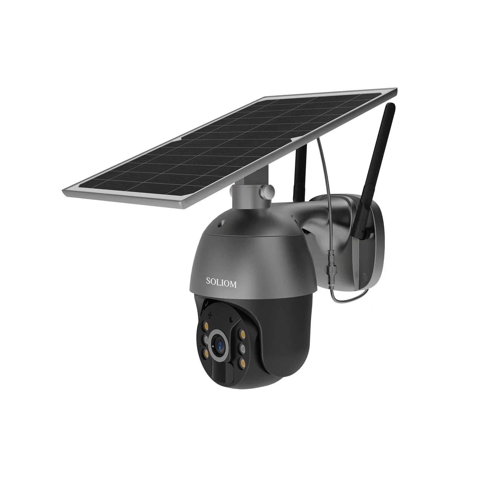 Security HD,PIR Camera 3G/4G Wireless,Pan Outdoor Wifi,Rechargeable 360°View Spotlight,1080P Soliom Tilt Motion,No LTE Batteries,S600-4G