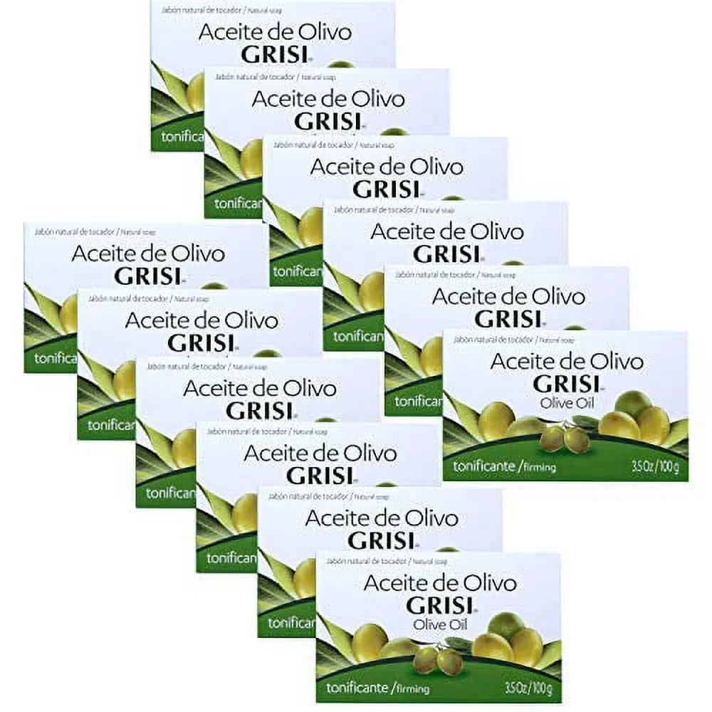 de Olivo, Soap, 3.5 Count Oz, Jabon Oil Aceite Olive 12 Grisi Grisi,