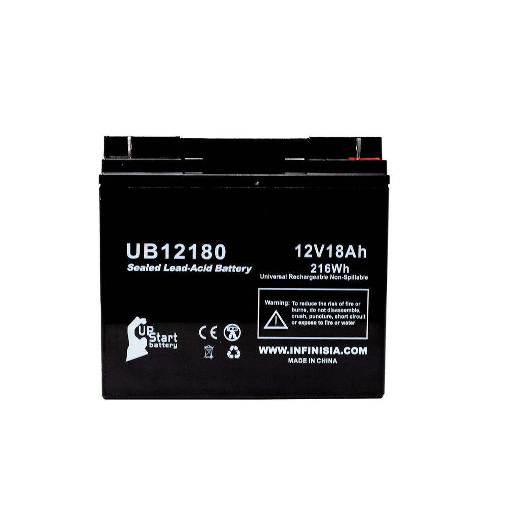 '- 18000mAh, SLA) UB12180 Acid (12V, AGM, Battery Replacement Lead EAGLE Battery Sealed 18Ah, CFMP12V18 Compatible PICHER Universal Terminal, BATTERIES T4