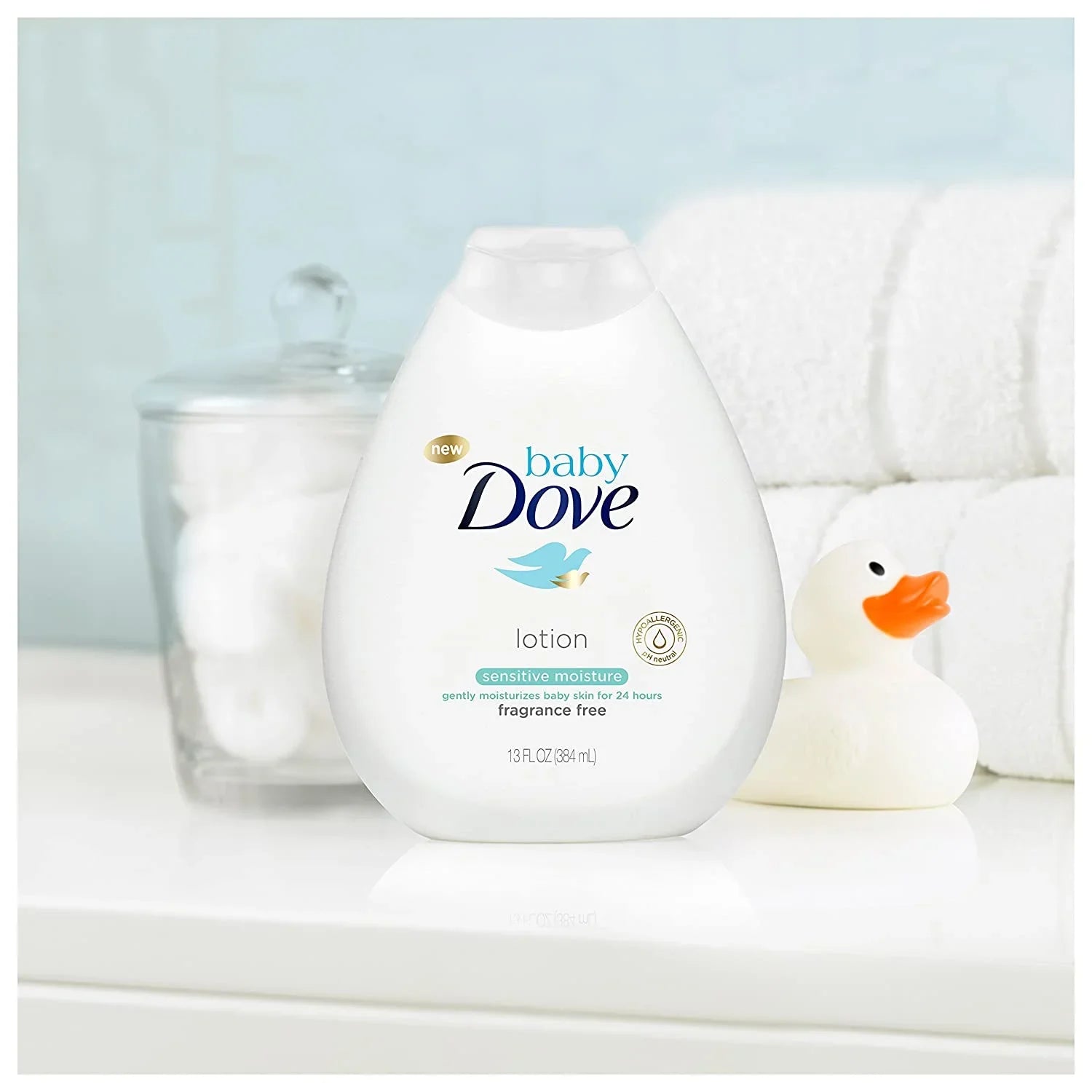 3 Fragrance count 13 Dove Free Lotion, oz, Sensitive Baby Moisture