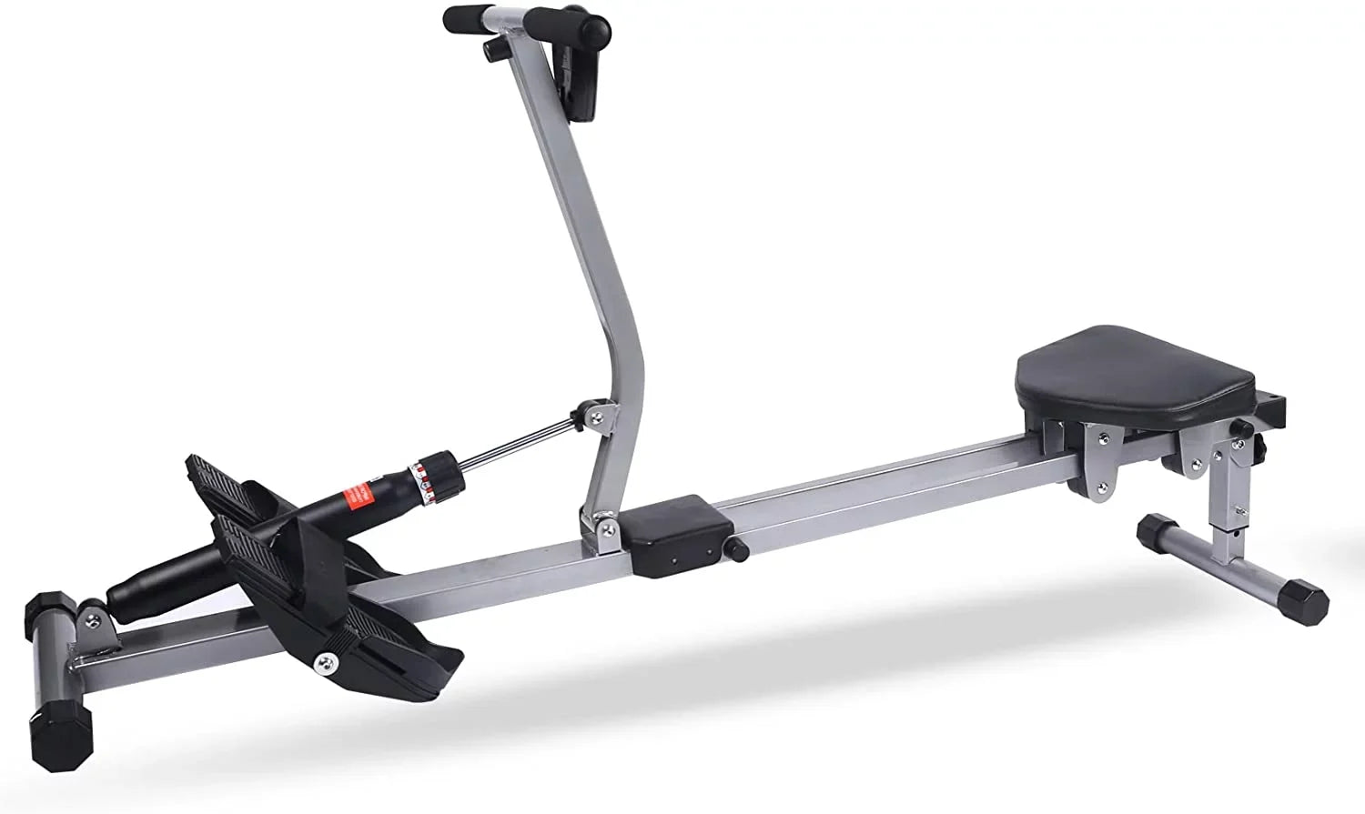 and Digital Monitor of Maximum 260 Load, Black Fitness Rower lbs Machine Rowing YSSOA Ergometer,