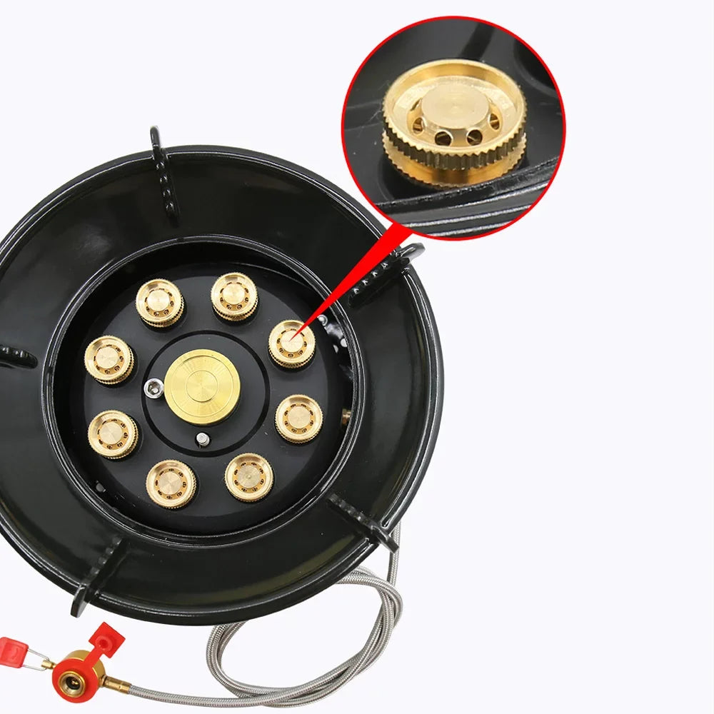for Stove, 19800W Camping Stable Cooking, Performance Outdoor Stove Gas Windproof Picnic, Furnace Hiking