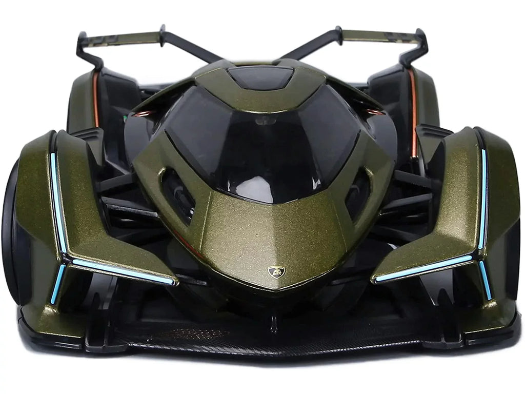Lamborghini V12 Gran Maisto Turismo Matt Vision by Diecast Model Metallic 1/18 Green Car