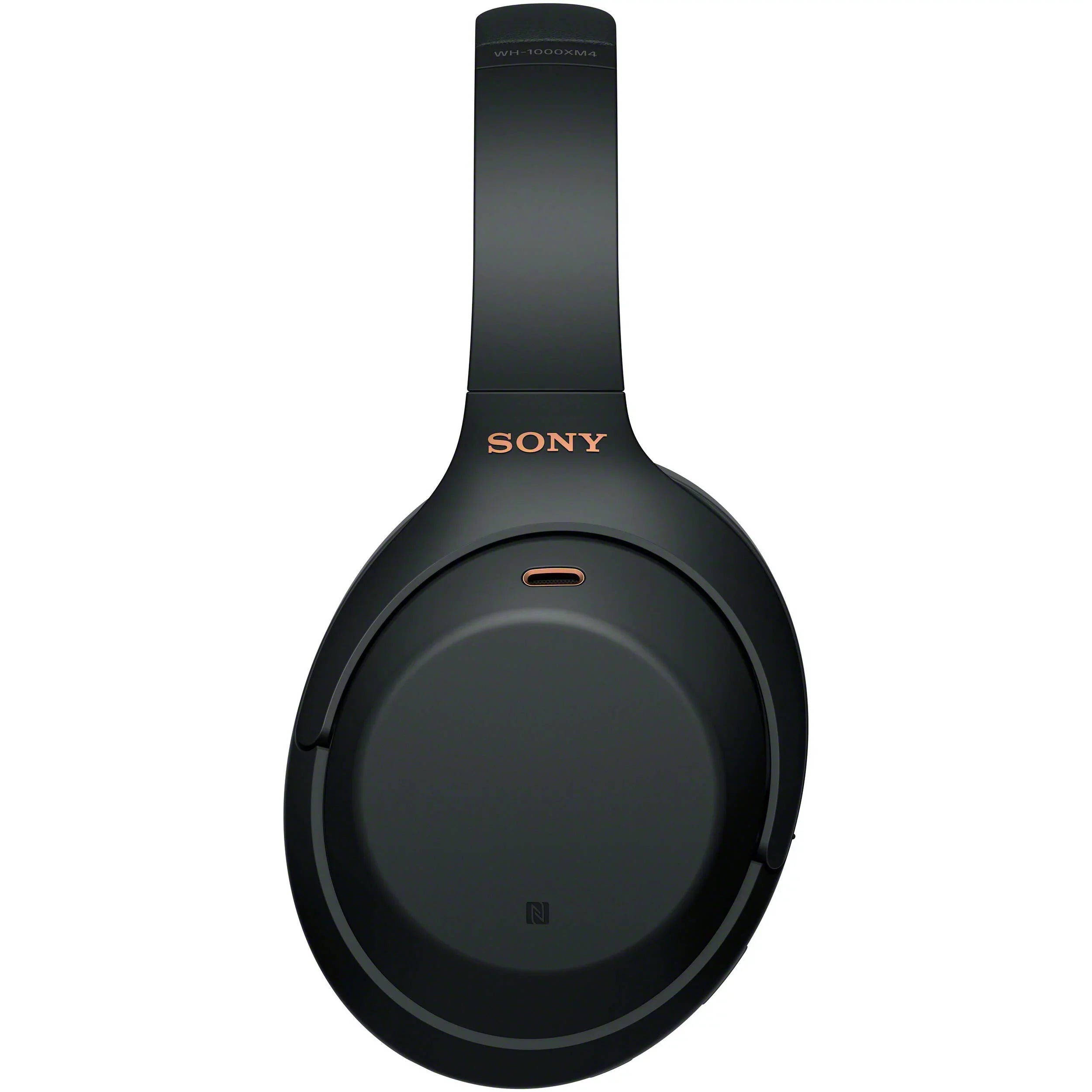 Connection Case Includes: for Plug & Carry Adapter Cable, In-Flight Microfiber Type-C (Black) Wireless Cloth - Sony USB Use, Headphones Compact Over-Ear Noise-Canceling WH-1000XM4 Cable, Cleaning