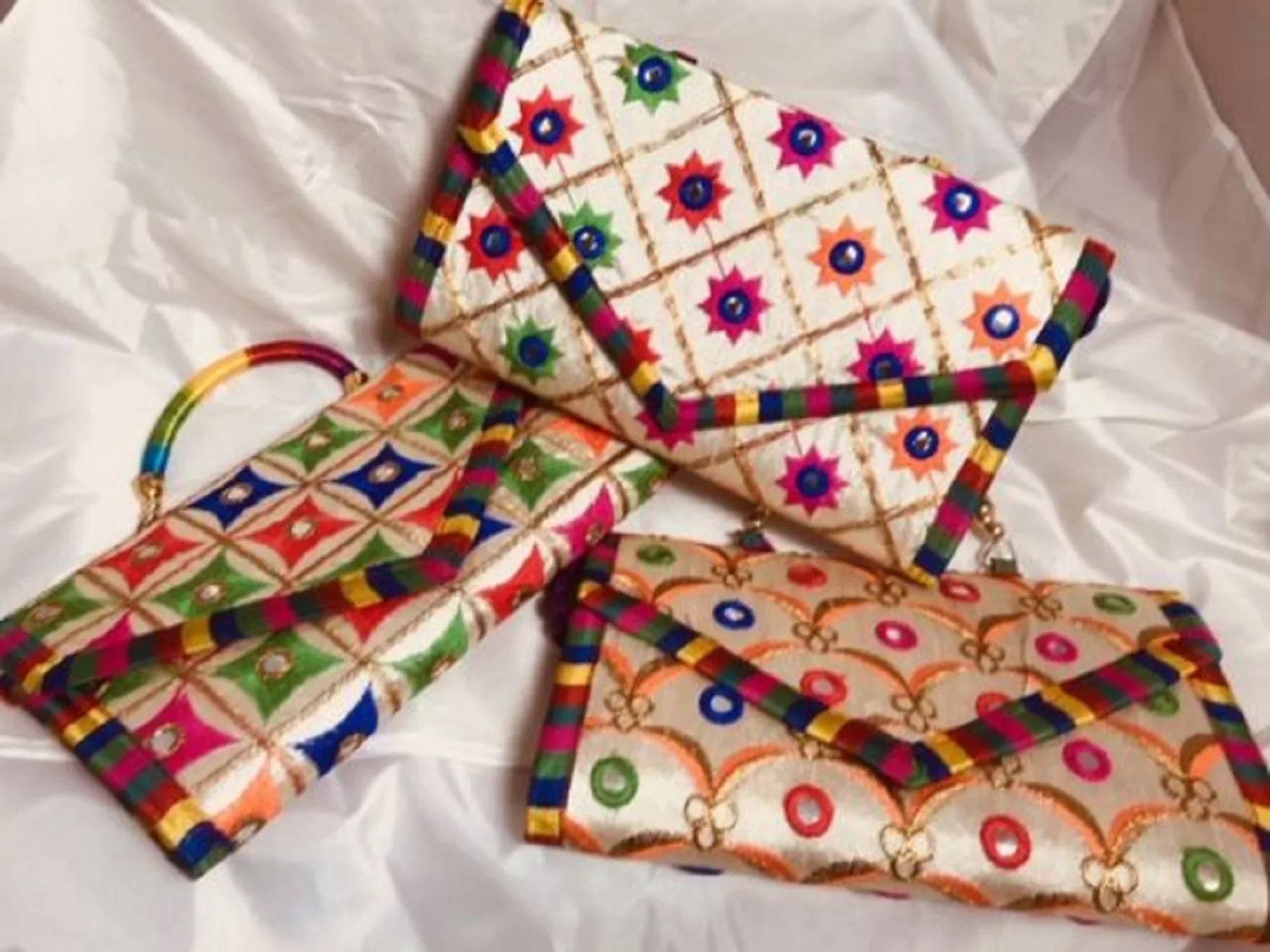 Krishna JAIPUR (JP7) VARIOUS W. COLORS BAG DESIGNS CLUTCH