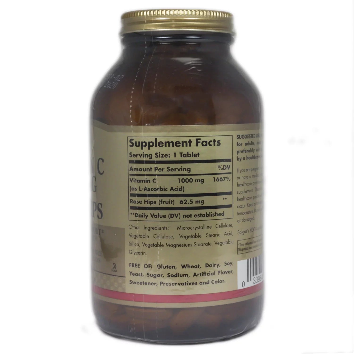 C mg 250 Solgar with Tablets 1000 Vitamin Rose - Hips