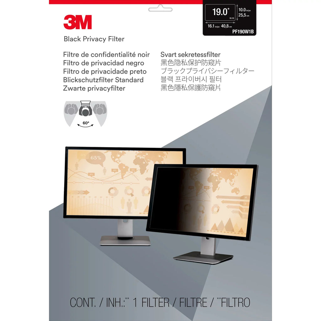 Privacy Filter (PF190W1B) Monitor for 19" (16:10) Widescreen