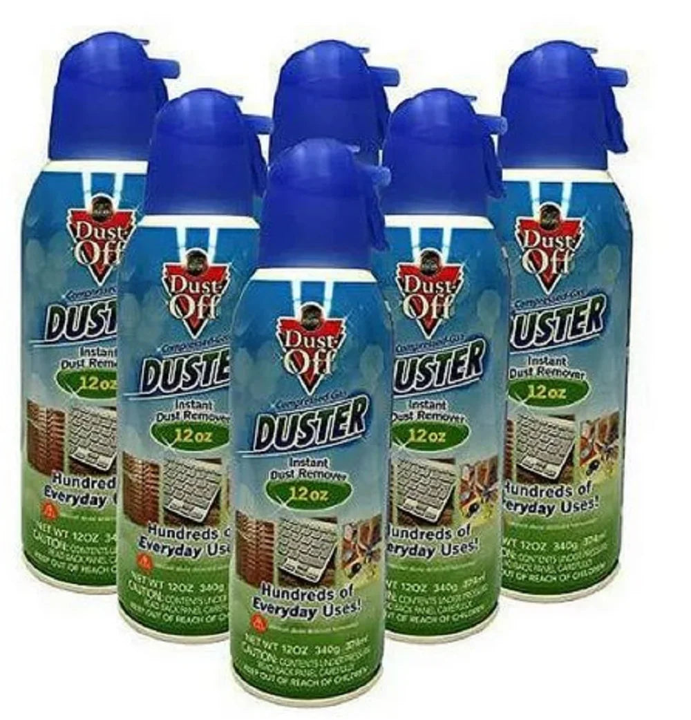 Count Dust-Off oz, Compressed Duster, 12 6 Gas