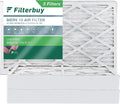 Furnace Filterbuy Air 13 Pleated 16x30x4 AC HVAC (3-Pack) Filters MERV