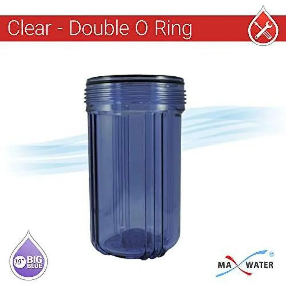 Release, Clear BB 10" 1" W/Pressure NPT Pressure Gauges, 2 Filter Wrench System 2 Housing Pack Brackets House Ports Whole 2 Brass