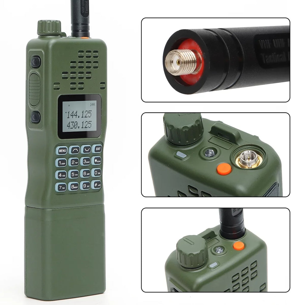 AR-152 Cable,AR-152 Charger Rechargeable Range and Antenna,USB ABBREE&BaofengAR-152 Bag Talkie Kit Shoulder mic,18.8 Walkie Cable Tactical with Radio Long Full Way Programming Two Foldable inch 10W