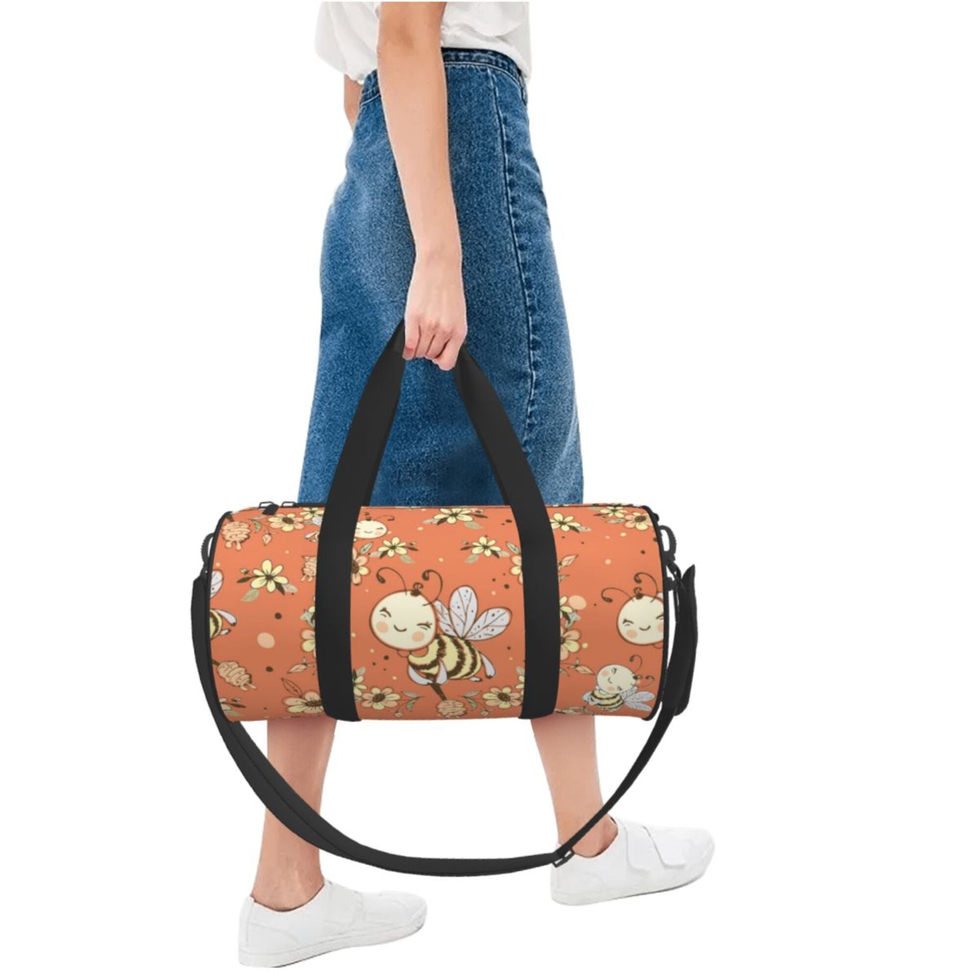 Weekenders Bag Honeybees Duffle Cute Gym Men Bags Tote Women Bag, Fantasy Sports ZICANCN for Travel