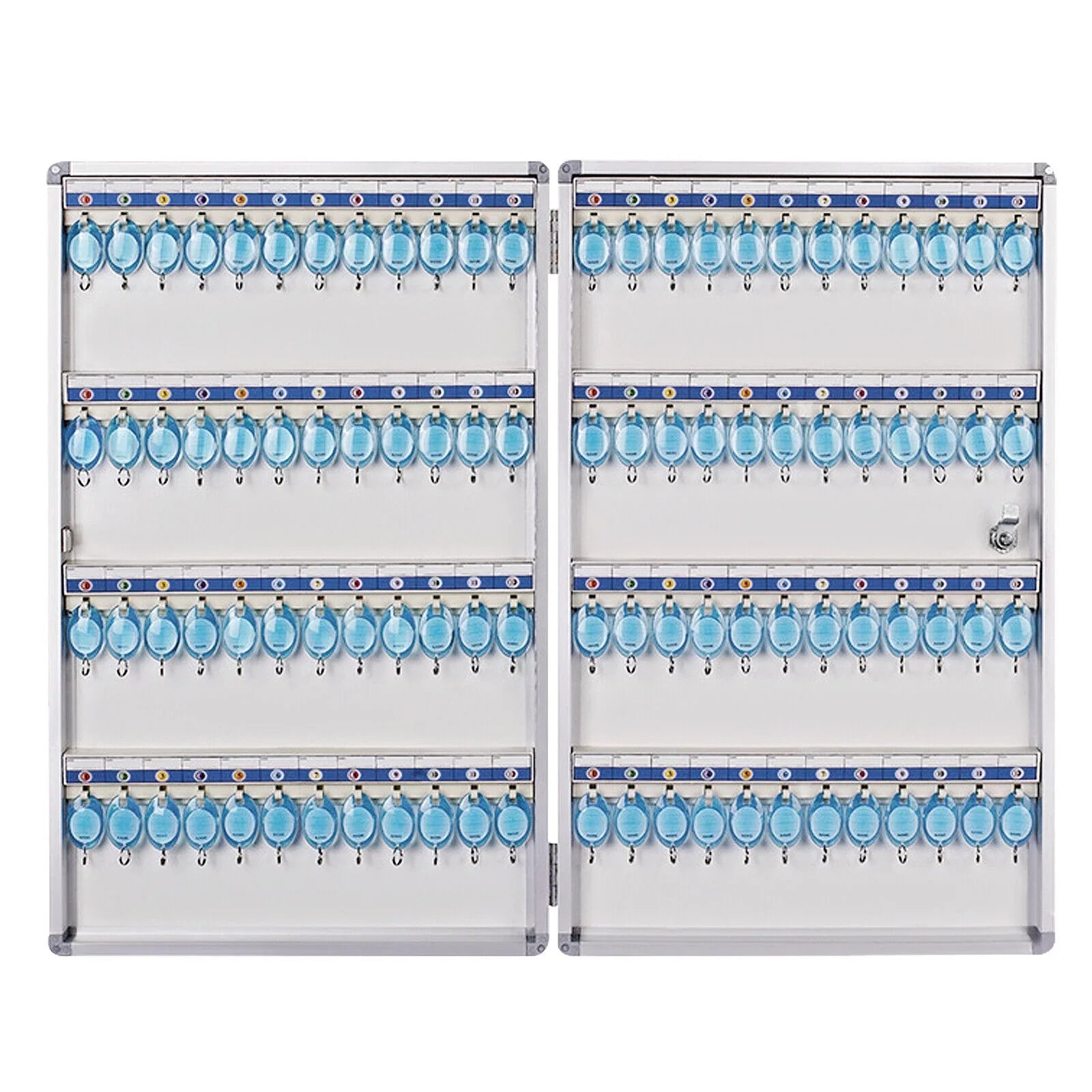 Safe Lock Box 96 Cabinet Organizer Box Key Cabinet Silver Wall Mount Storage Key