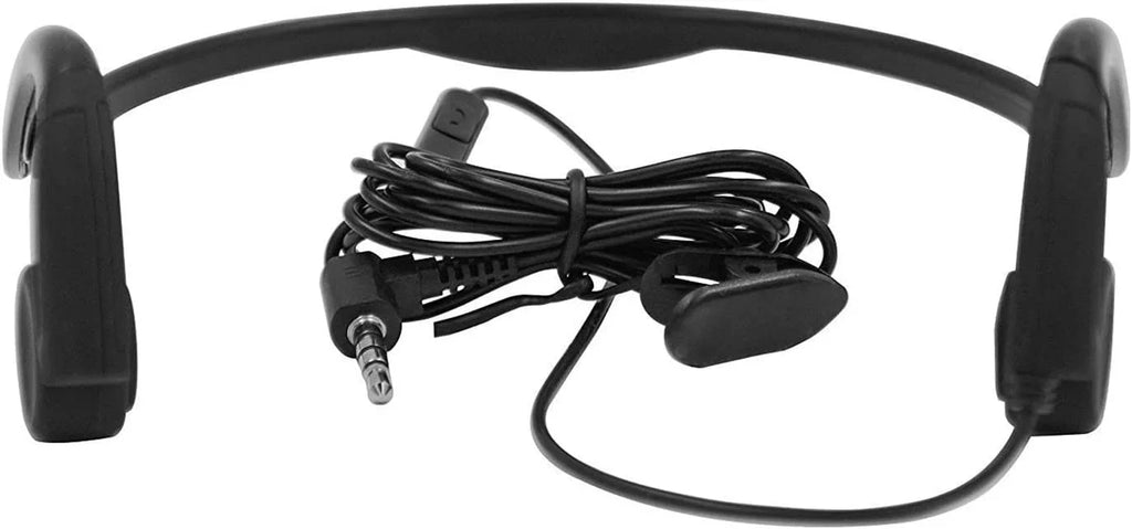 Bone Cancelling GZCRDZ Noise Headphones with Sweat Headphones Resistant 3.5mm Wired Conduction Connector