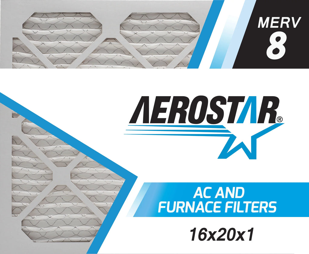 Furnace 8, Air 16x20x1 Aerostar MERV Box by of AC - Filter and 6